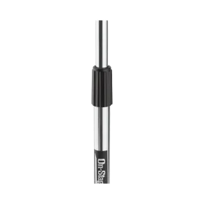 Soporte de micrófono recto con base redonda On Stage MS7201 Cromado