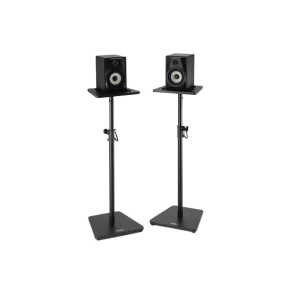 Soportes para monitor de estudio de madera On Stage SMS7500B Negros (Par)