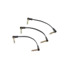 Pack Cables interpedal 15cm x 60 Flat Patch Plug Plug Angular On Stage OSPRO-FPC-60-POP