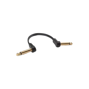 Pack Cables interpedal 15cm x 60 Flat Patch Plug Plug Angular On Stage OSPRO-FPC-60-POP