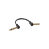Pack Cables interpedal 15cm x 60 Flat Patch Plug Plug Angular On Stage OSPRO-FPC-60-POP