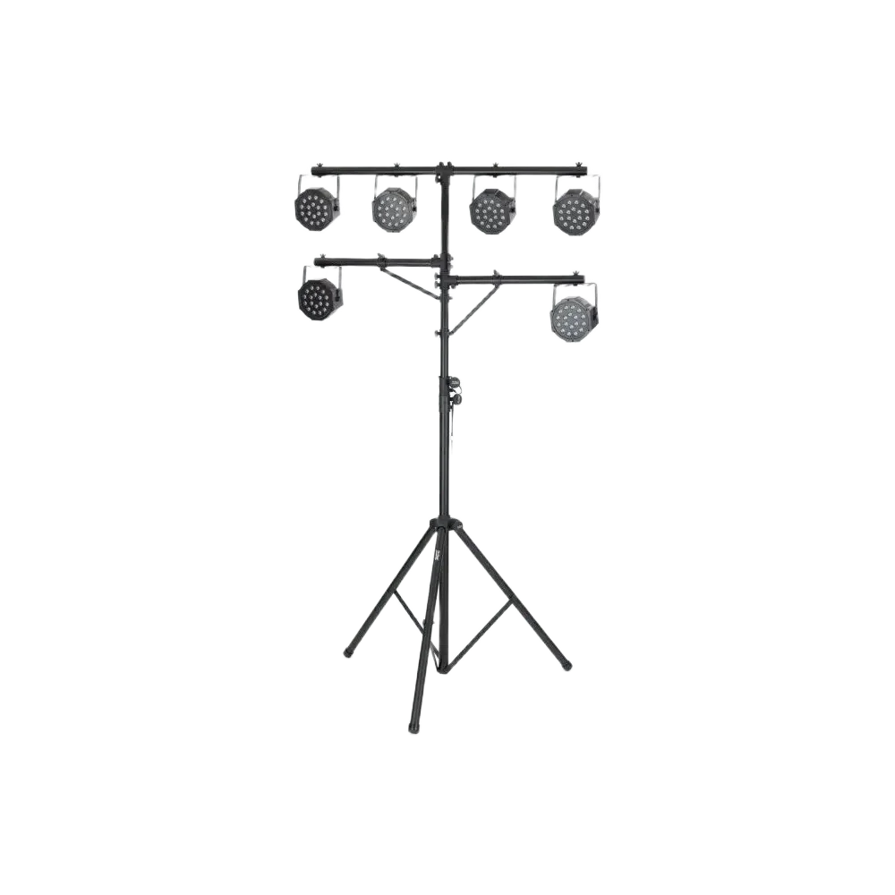 Soporte de iluminación con barras laterales On-Stage LS7720BLT