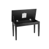 Taburete para piano o teclado de lujo On Stage KB8904B banqueta madera