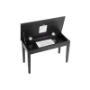 Taburete para piano o teclado de lujo On Stage KB8904B banqueta madera