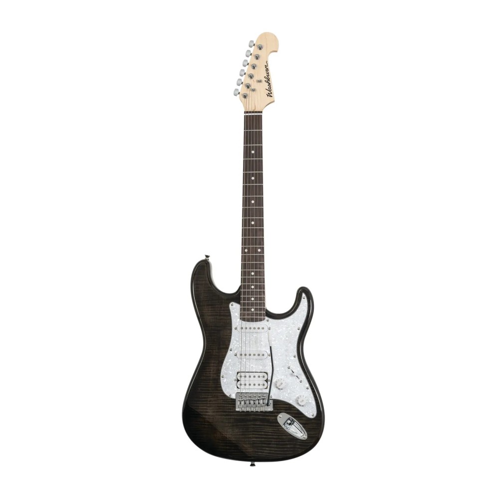 Guitarra Electrica Sonamaster Washburn Deluxe Trans Black