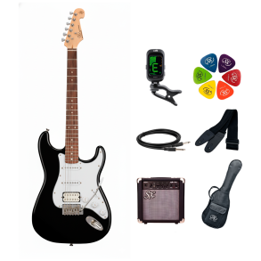 Pack Guitarra Electrica con Amplificador SX SE1HSS-SK-BK