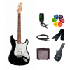 Pack Guitarra Electrica con Amplificador SX SE1HSS-SK-BK