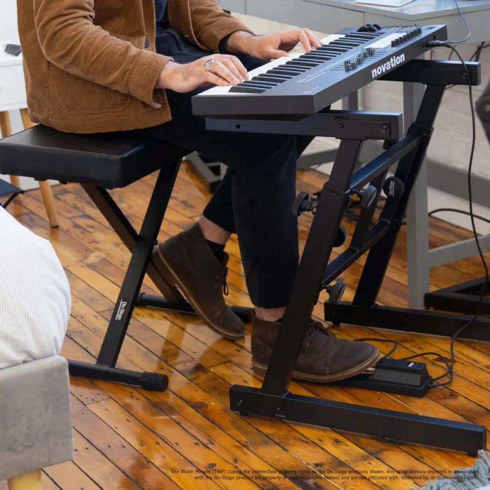 Taburete para Piano o Teclado ajuste Rapido de 3 posiciones On Stage KT7800-PLUS