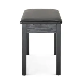 Taburete para piano o teclado On Stage KB8802B banqueta madera negra