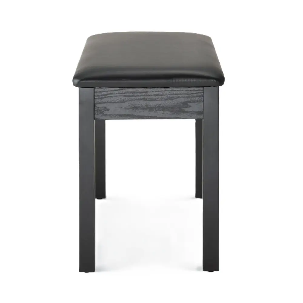 Taburete para piano o teclado On Stage KB8802B banqueta madera negra