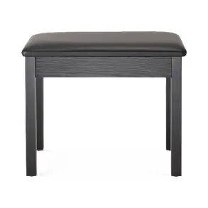 Taburete para piano o teclado On Stage KB8802B banqueta madera negra