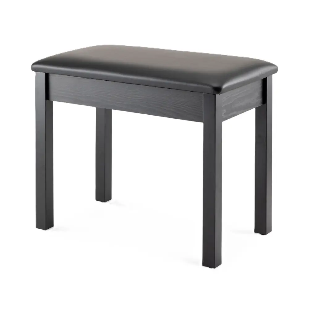 Taburete para piano o teclado On Stage KB8802B banqueta madera negra