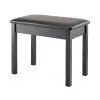 Taburete para piano o teclado On Stage KB8802B banqueta madera negra