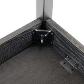 Taburete para piano o teclado On Stage KB8802B banqueta madera negra