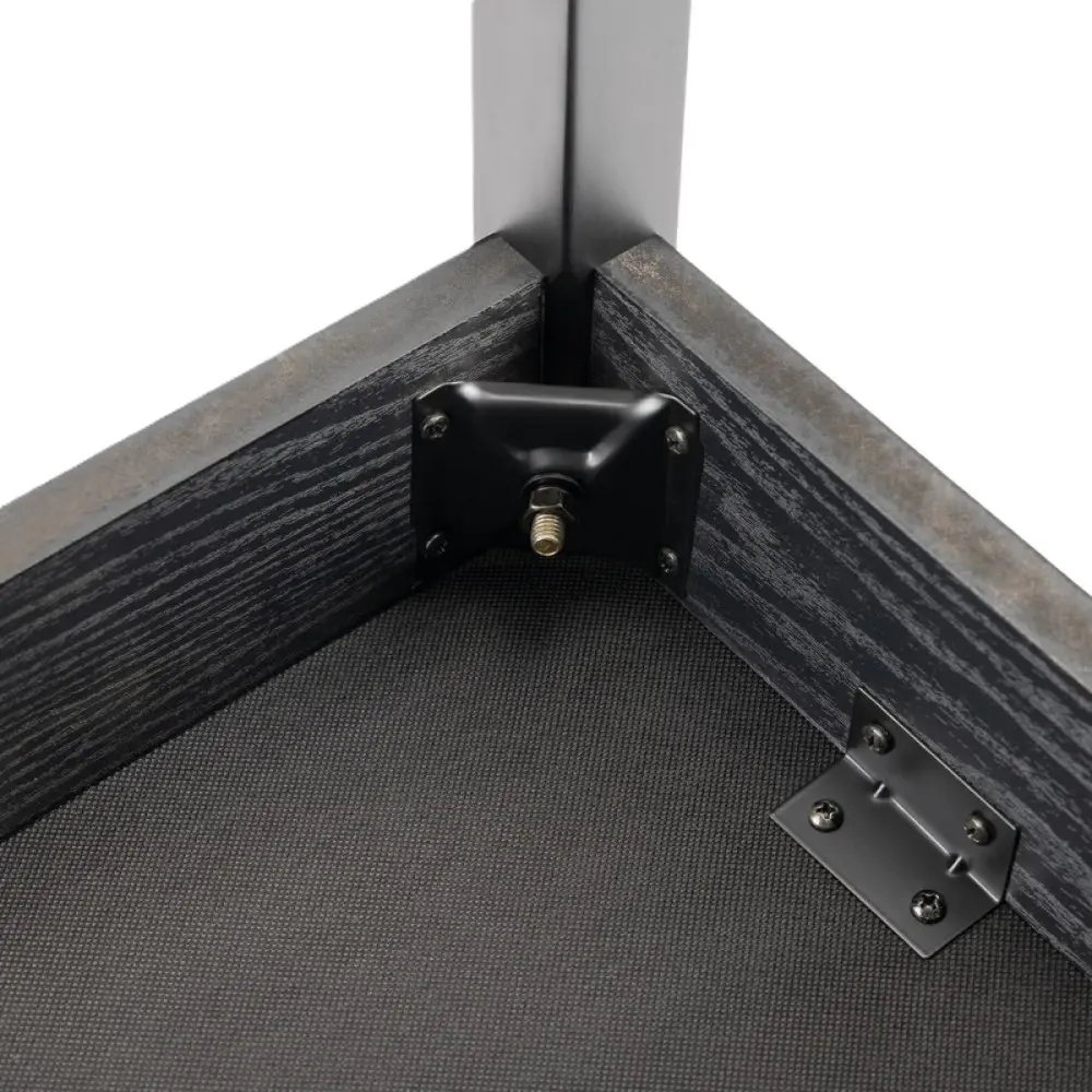 Taburete para piano o teclado On Stage KB8802B banqueta madera negra