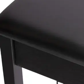 Taburete para piano o teclado On Stage KB8802B banqueta madera negra