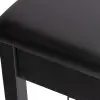 Taburete para piano o teclado On Stage KB8802B banqueta madera negra