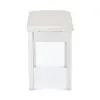 Taburete para piano o teclado On Stage KB8802W banqueta madera Blanca