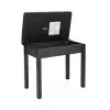 Taburete para piano o teclado On Stage KB8902B banqueta madera con Tapa