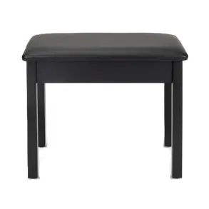 Taburete para piano o teclado On Stage KB8902B banqueta madera con Tapa