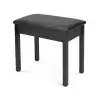 Taburete para piano o teclado On Stage KB8902B banqueta madera con Tapa