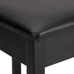 Taburete para piano o teclado On Stage KB8902B banqueta madera con Tapa