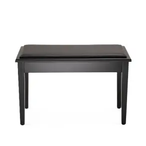 Taburete de lujo para piano o teclado On Stage KB8904B banqueta madera con Tapa