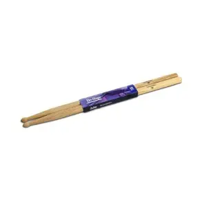 Pack X 12 Pares De Palillos para bateria 5B Hickory Punta de Madera On Stage HW5B