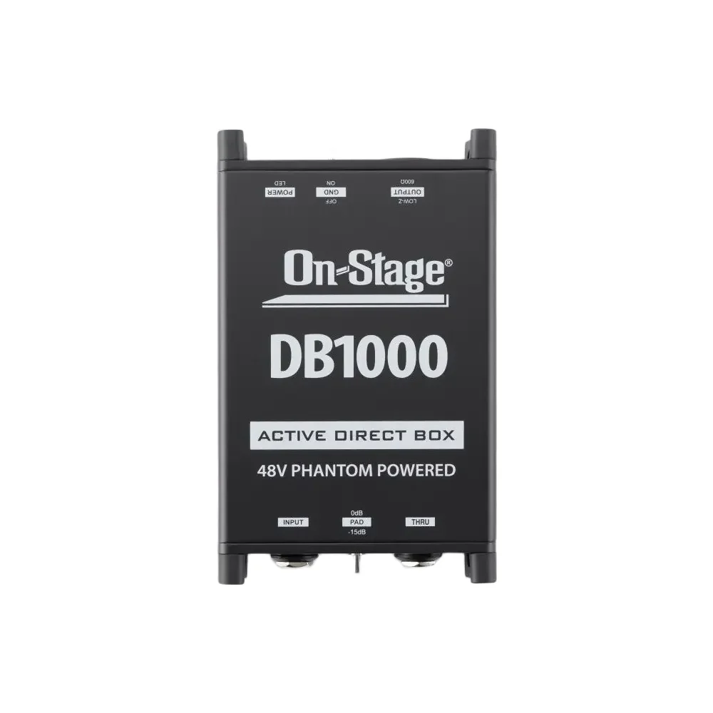 Caja DI activa On Stage DB1000