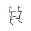 Soporte de teclado plegable en Z con segundo nivel On-Stage KS7365EJ