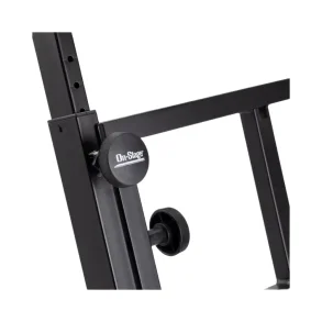 Soporte de teclado plegable en Z con segundo nivel On-Stage KS7365EJ