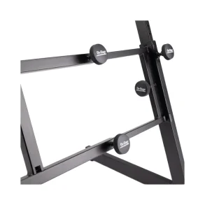 Soporte de teclado plegable en Z con segundo nivel On-Stage KS7365EJ