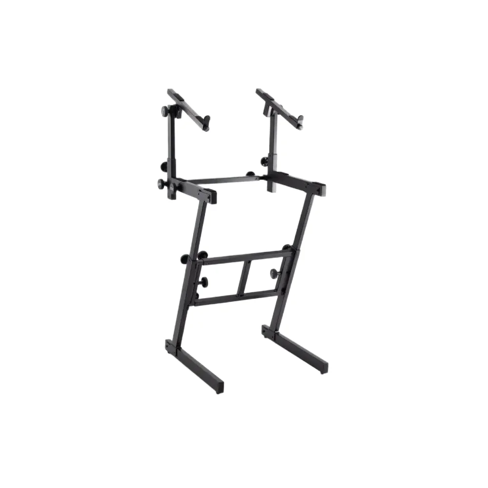 Soporte de teclado plegable en Z con segundo nivel On-Stage KS7365EJ