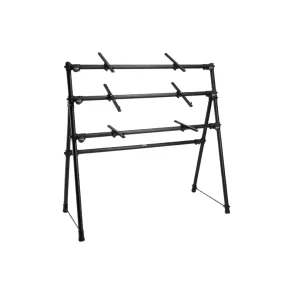 Soporte para teclado de tres niveles con estructura en forma de A On-Stage KS7903