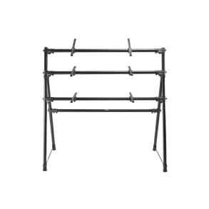 Soporte para teclado de tres niveles con estructura en forma de A On-Stage KS7903