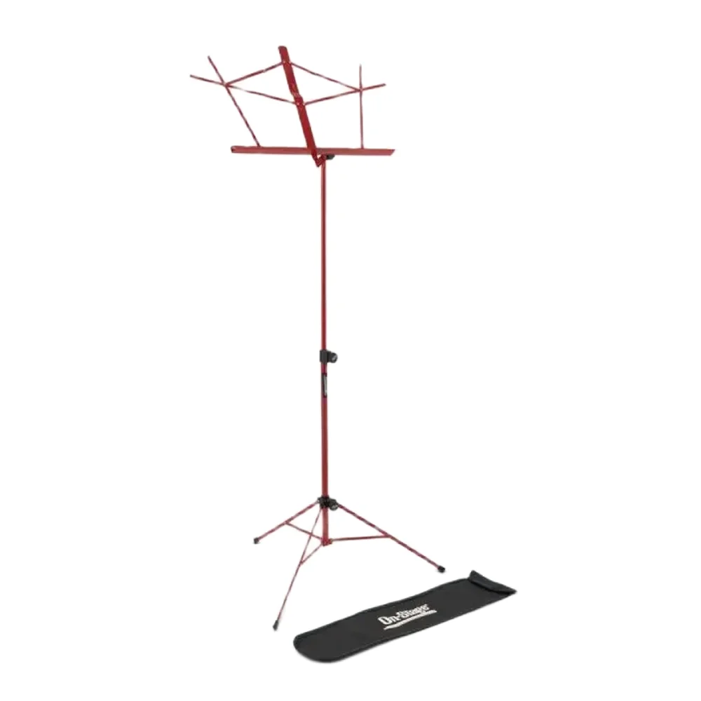 Atril para partituras con Funda 2 tramos On Stage SM7122RB Rojo