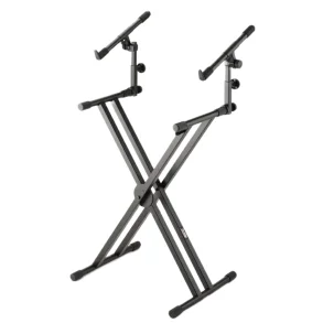 Soporte para teclado Double-X ERGO-LOK con segundo nivel On Stage KS7292