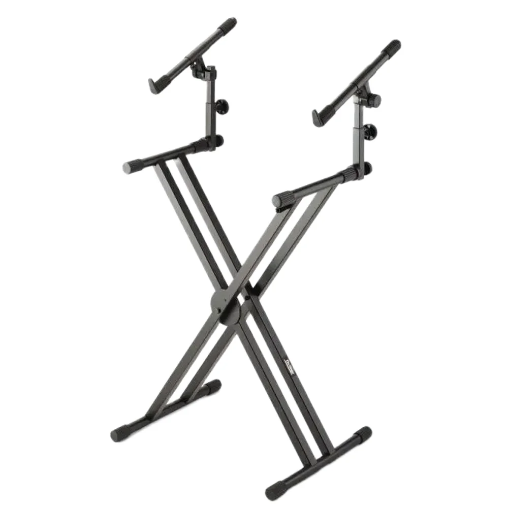 Soporte para teclado Double-X ERGO-LOK con segundo nivel On Stage KS7292