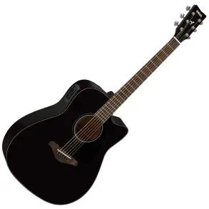 Guitarra Electroacústica Folk Yamaha FGX800CBL