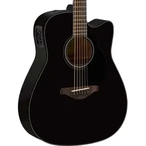 Guitarra Electroacústica Folk Yamaha FGX800CBL