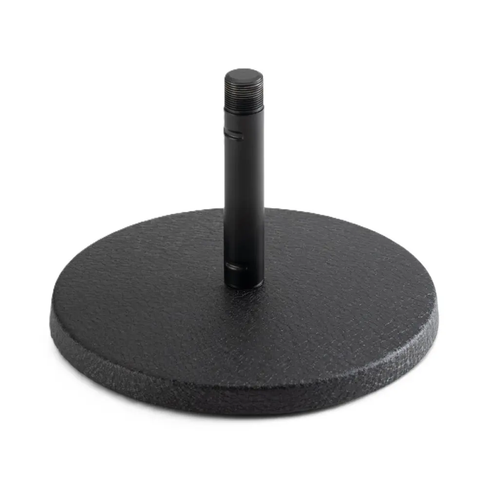 Soporte de micrófono de escritorio On Stage DS7100B con base redonda pesada