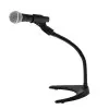 Soporte para micrófono de escritorio con cuello de ganso flexible On Stage DS6213 Base pesada