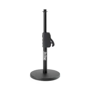 Soporte de Micrófono para Escritorio con Ajuste Rápido On Stage DS7200QRB base redonda