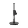 Soporte de Micrófono para Escritorio con Ajuste Rápido On Stage DS7200QRB base redonda