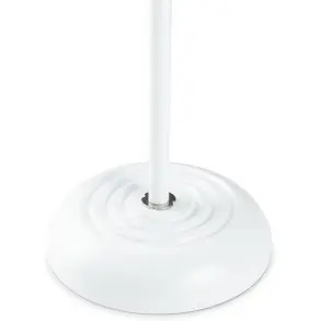 Soporte de Microfono recto con base redonda On Stage MS7201W-BB Blanco