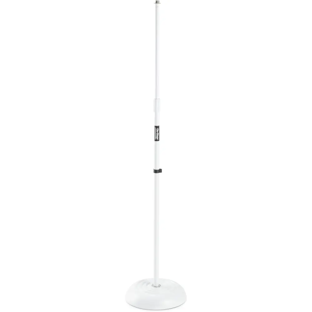 Soporte de Microfono recto con base redonda On Stage MS7201W-BB Blanco
