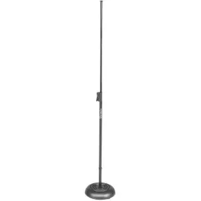 Soporte de Microfono recto con base redonda On Stage MS7201QRB Ajuste automatico