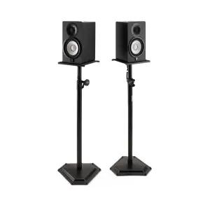Soportes para Monitores de Estudio Base Hexagonal On Stage SMS6600-P soporta 40Kg