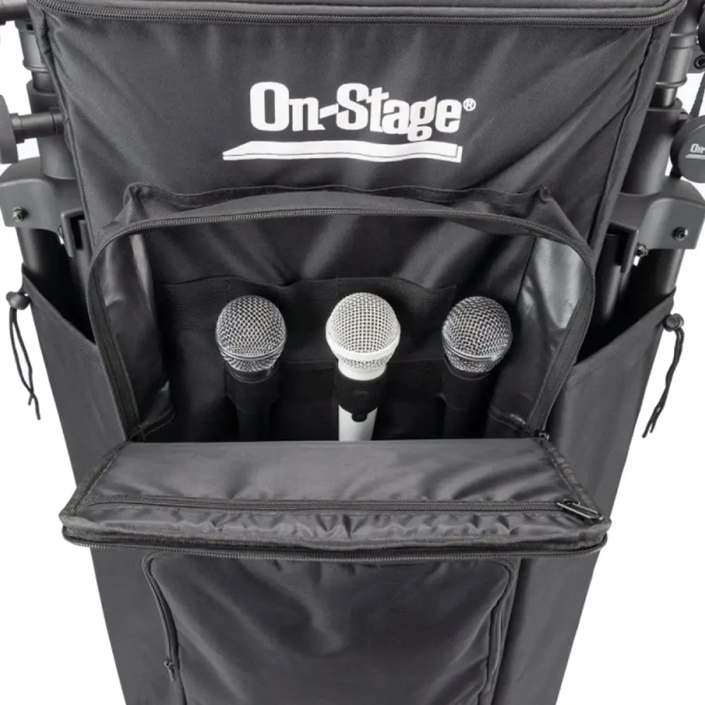 Funda utilitaria con ruedas para fierros y accesorios On Stage GR9000