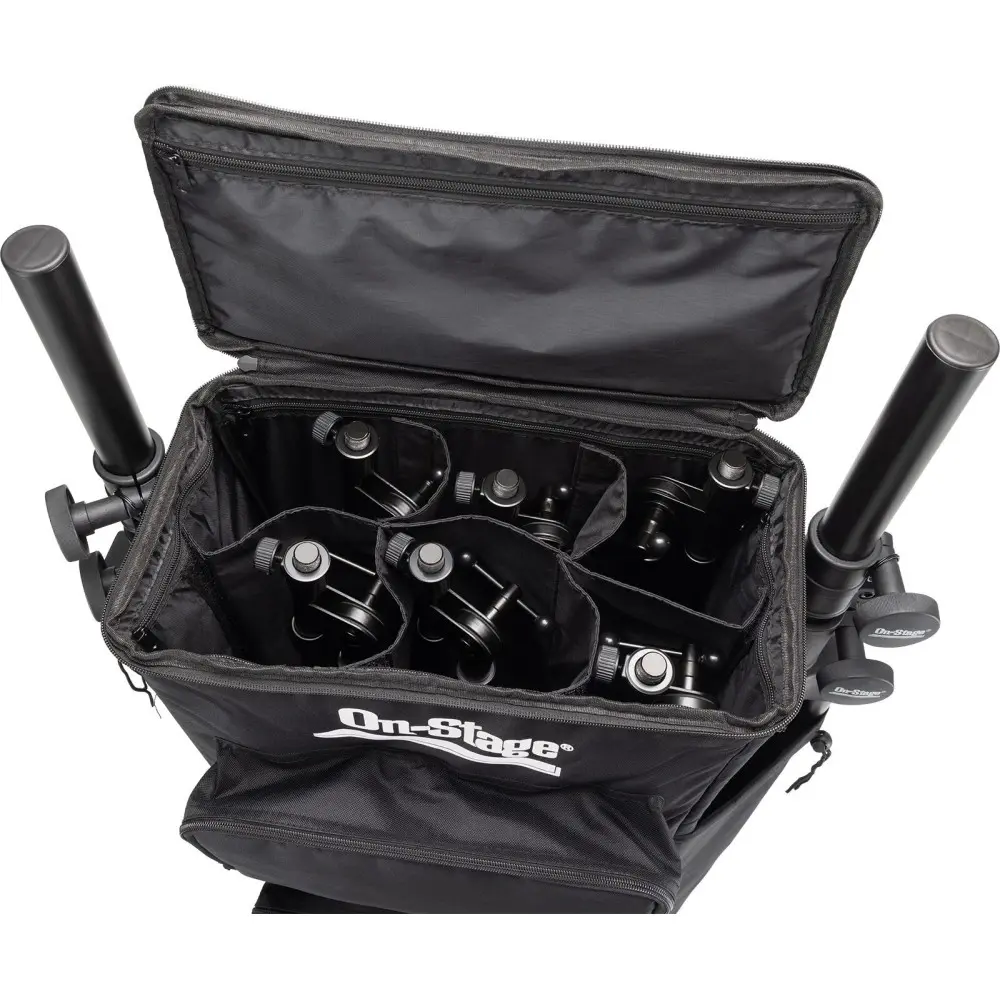 Funda utilitaria con ruedas para fierros y accesorios On Stage GR9000
